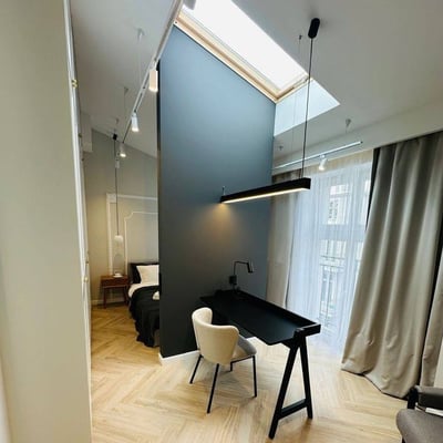 Location d’un appartement lumineux de 2 pièces haut standing, 46 m², Kazimierz, Cracovie, Pologne